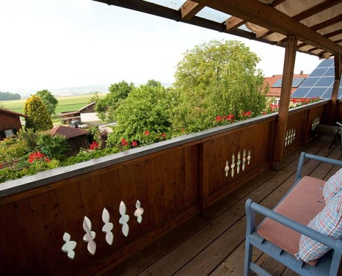 FeWo Loher - Wohnung A - Balkon, Südlage mit Panoramablick